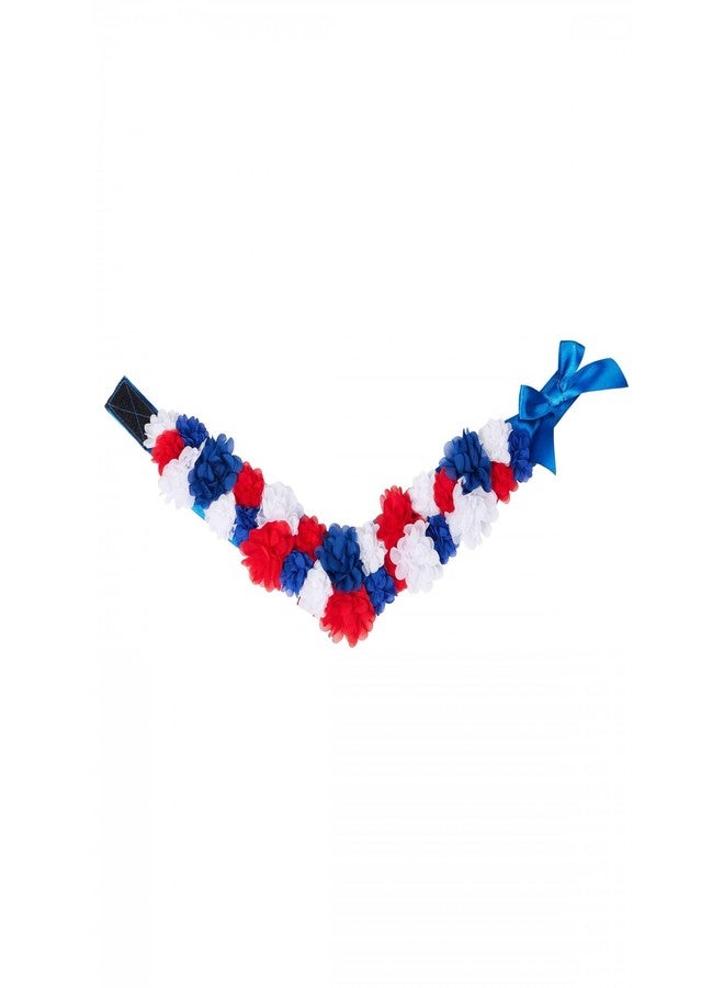 LeMieux Toy Pony Flower Sash - Colorful Red White & Blue Flower Garland - Congratulate Your Winning Toy Pony - Suitable for Ages 3+ - Image 1